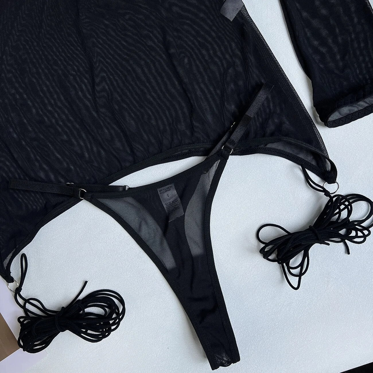 Completo intimo Trasparent Blacketa