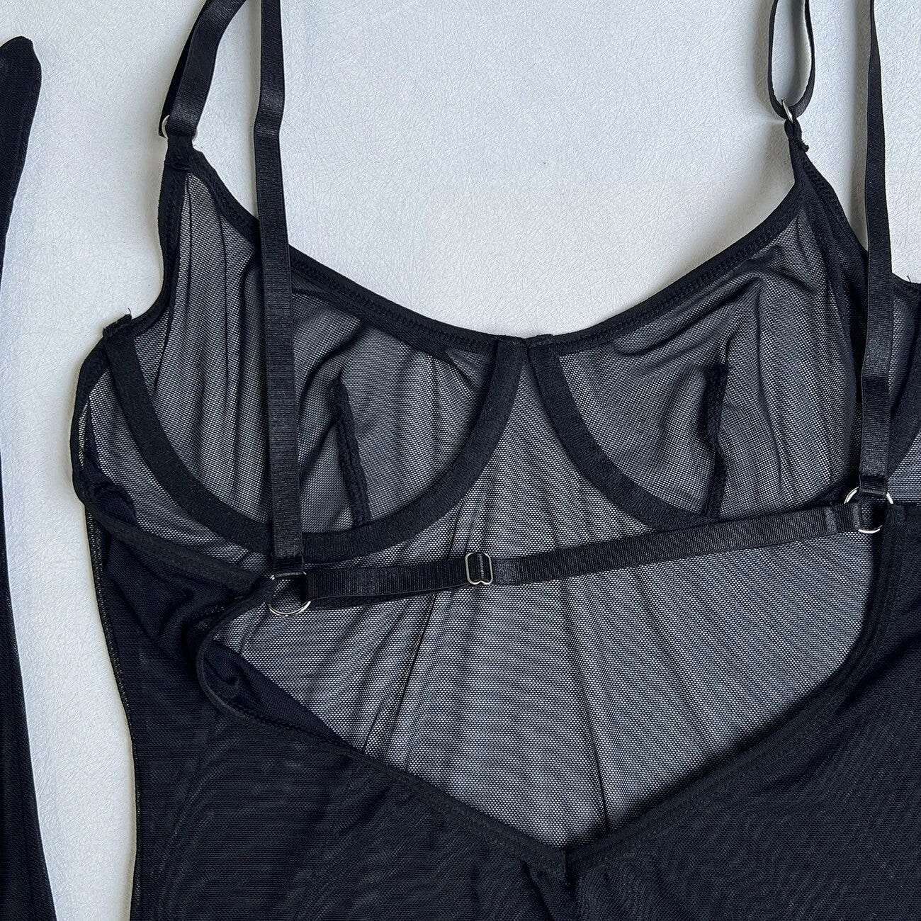 Completo intimo Trasparent Blacketa