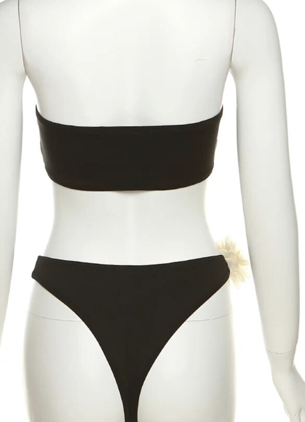 Bikini fiore bicolor fascia