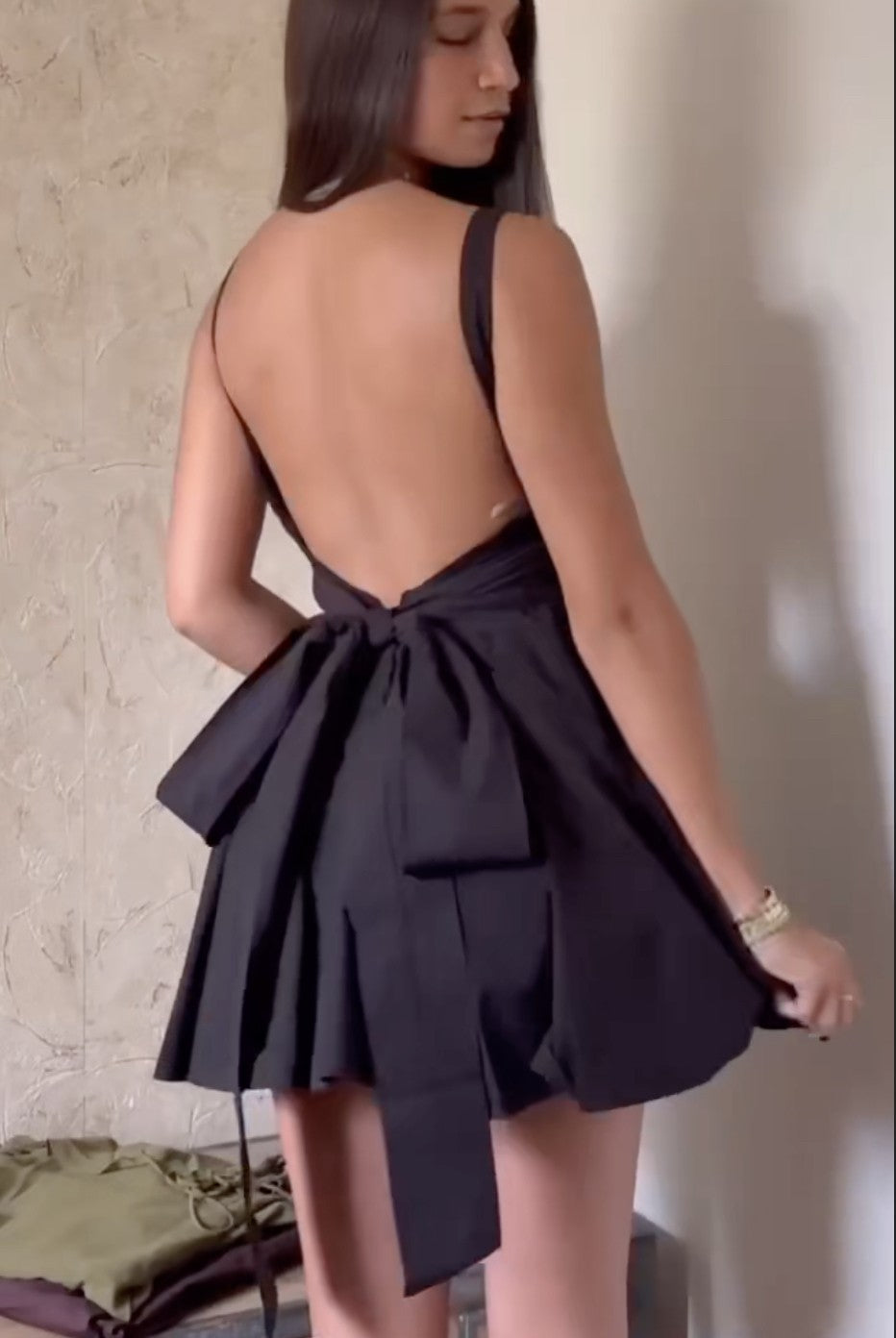 Minidress whitly bow