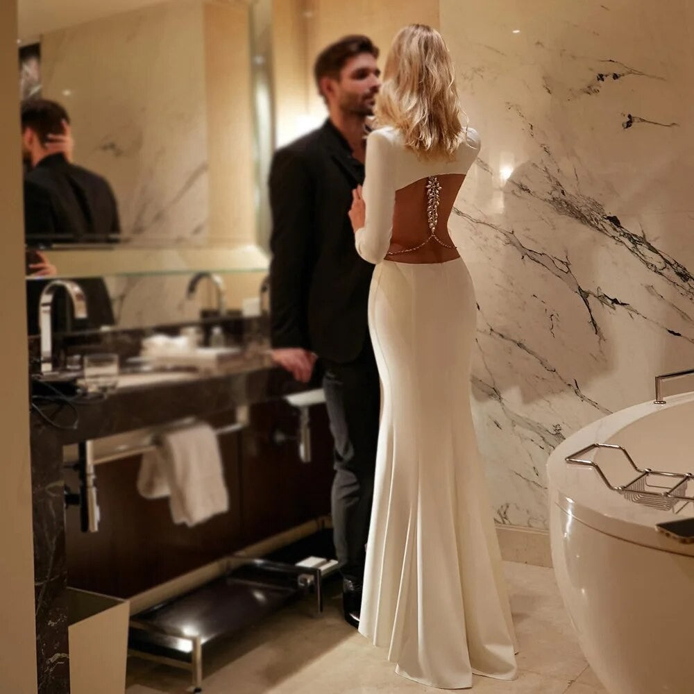 Abito long Backjewels