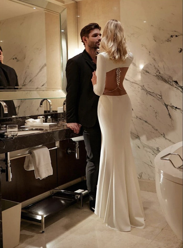 Abito long Backjewels