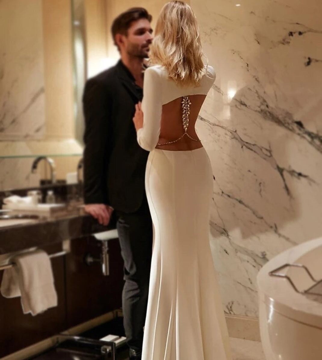 Abito long Backjewels