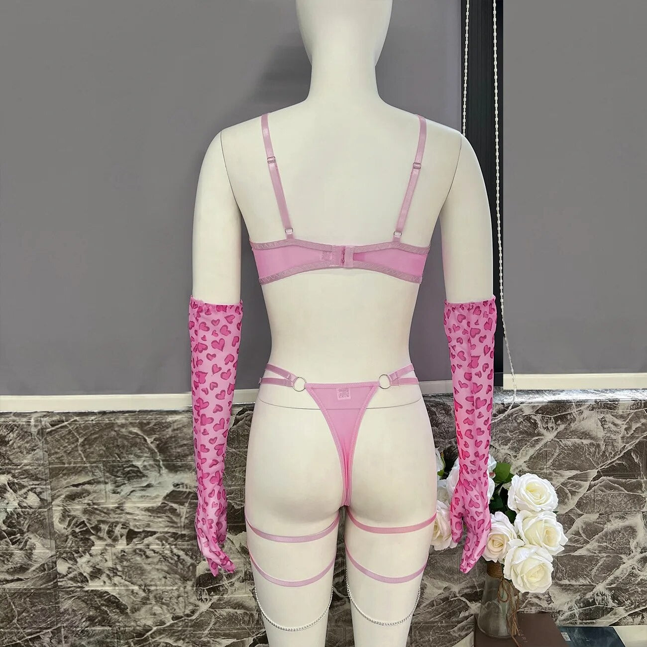 Set intimo pinkleopardky