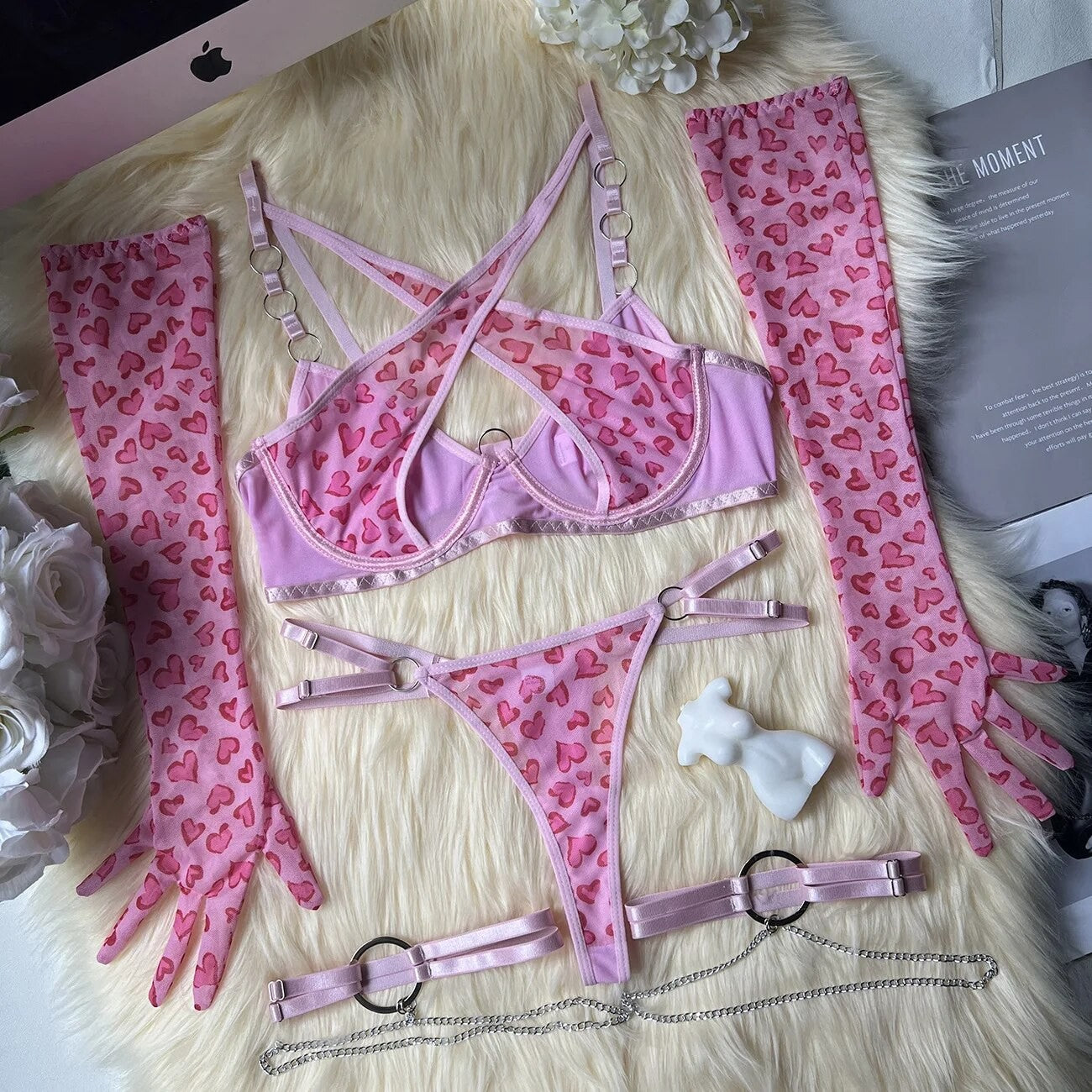 Set intimo pinkleopardky