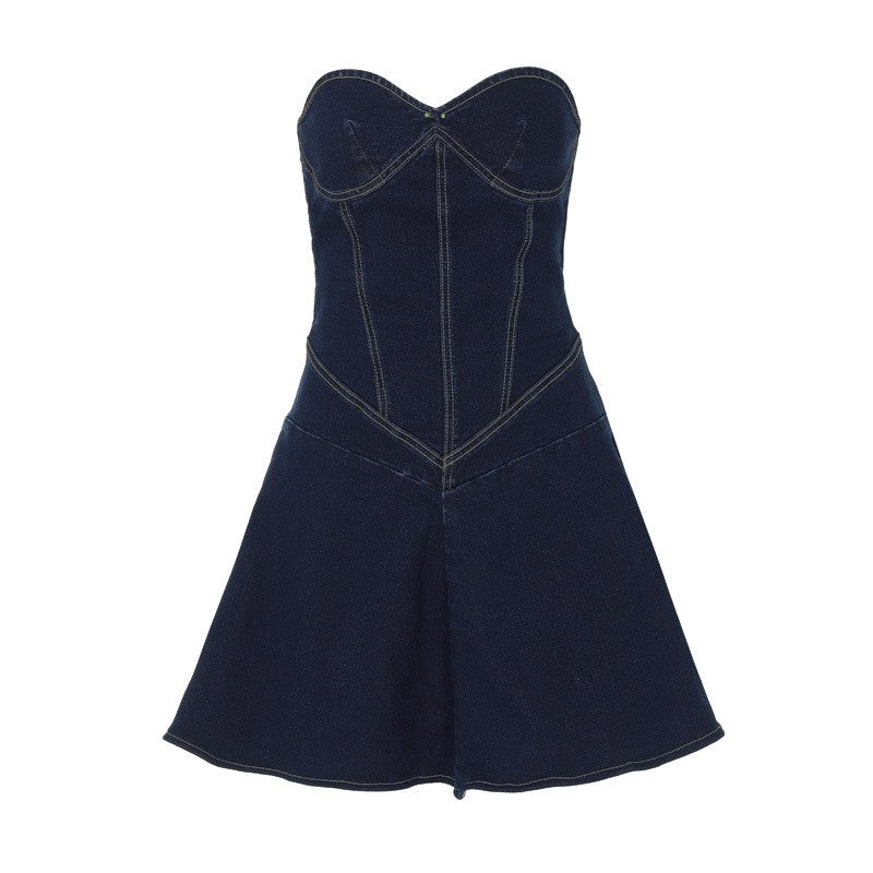 Minidress denim Lwika