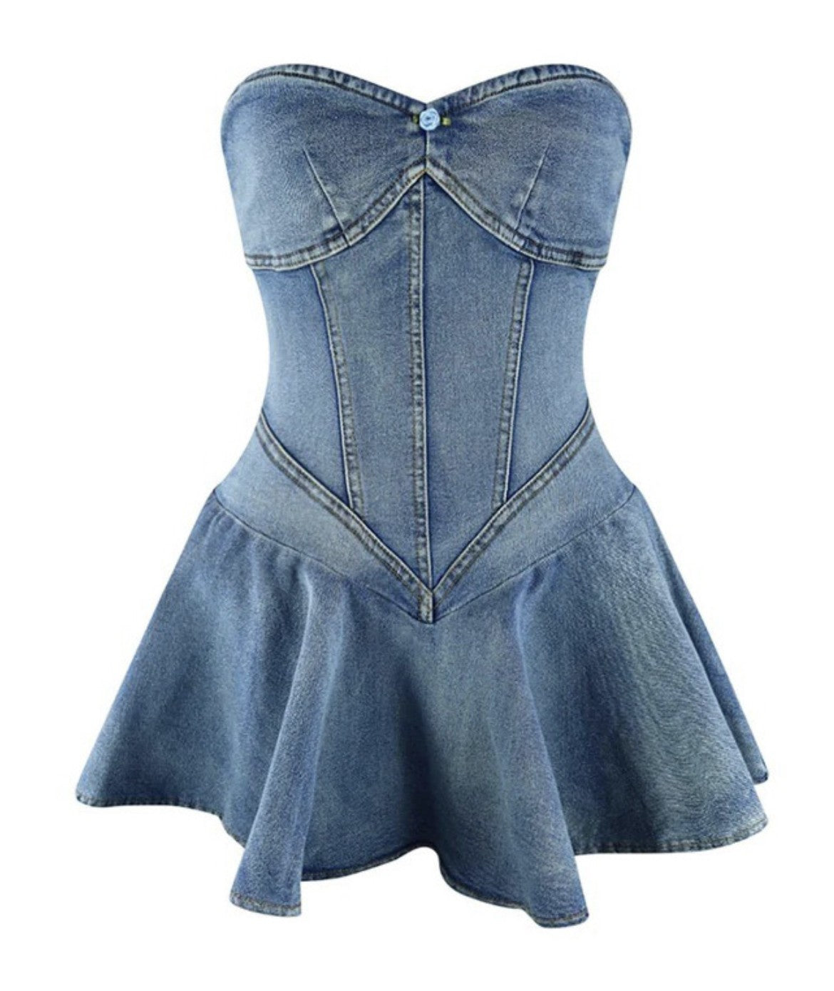 Minidress denim Lwika