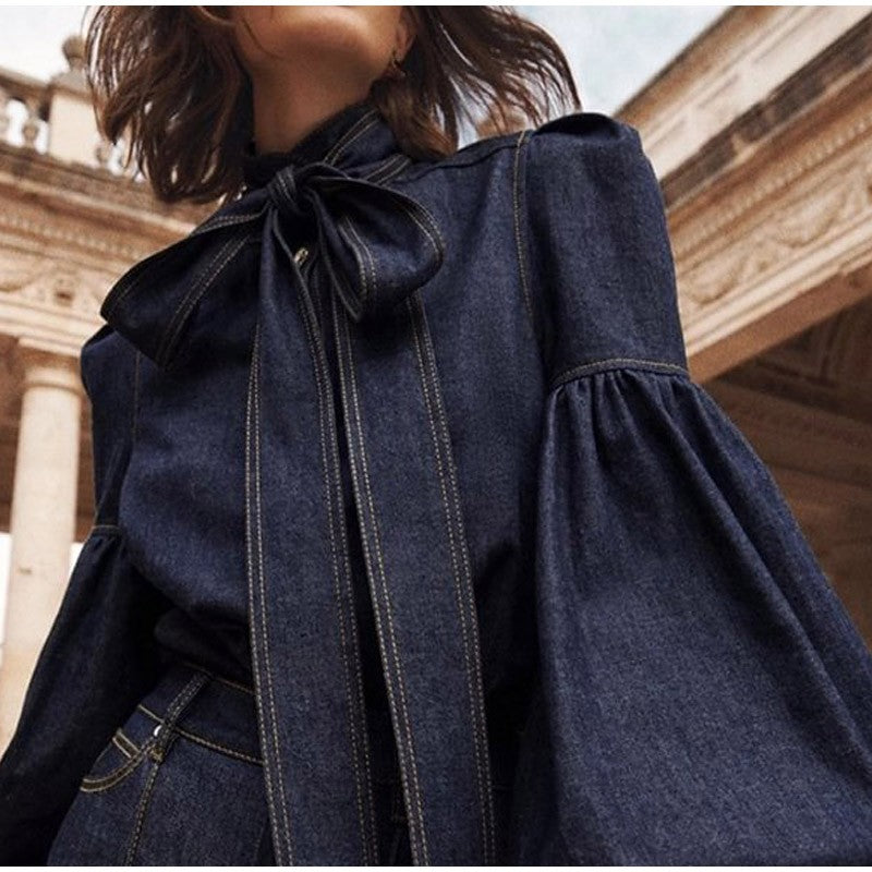 Camicia Dark Denim Baloon