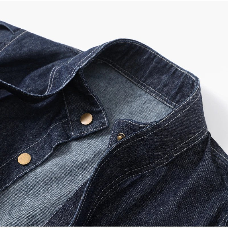 Camicia Dark Denim Baloon