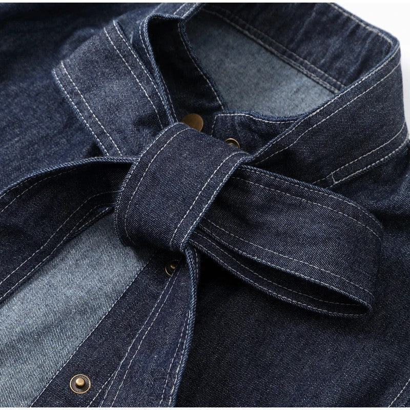 Camicia Dark Denim Baloon