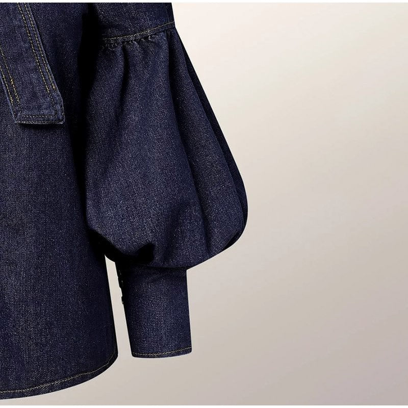 Camicia Dark Denim Baloon