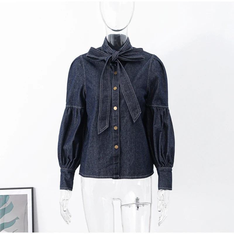 Camicia Dark Denim Baloon