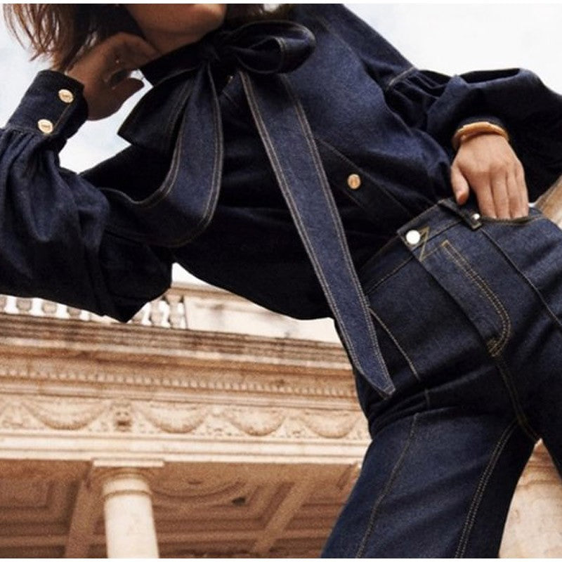 Camicia Dark Denim Baloon