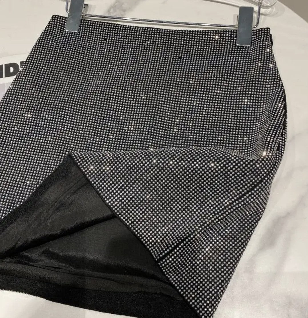 Minigonna strass Dertp