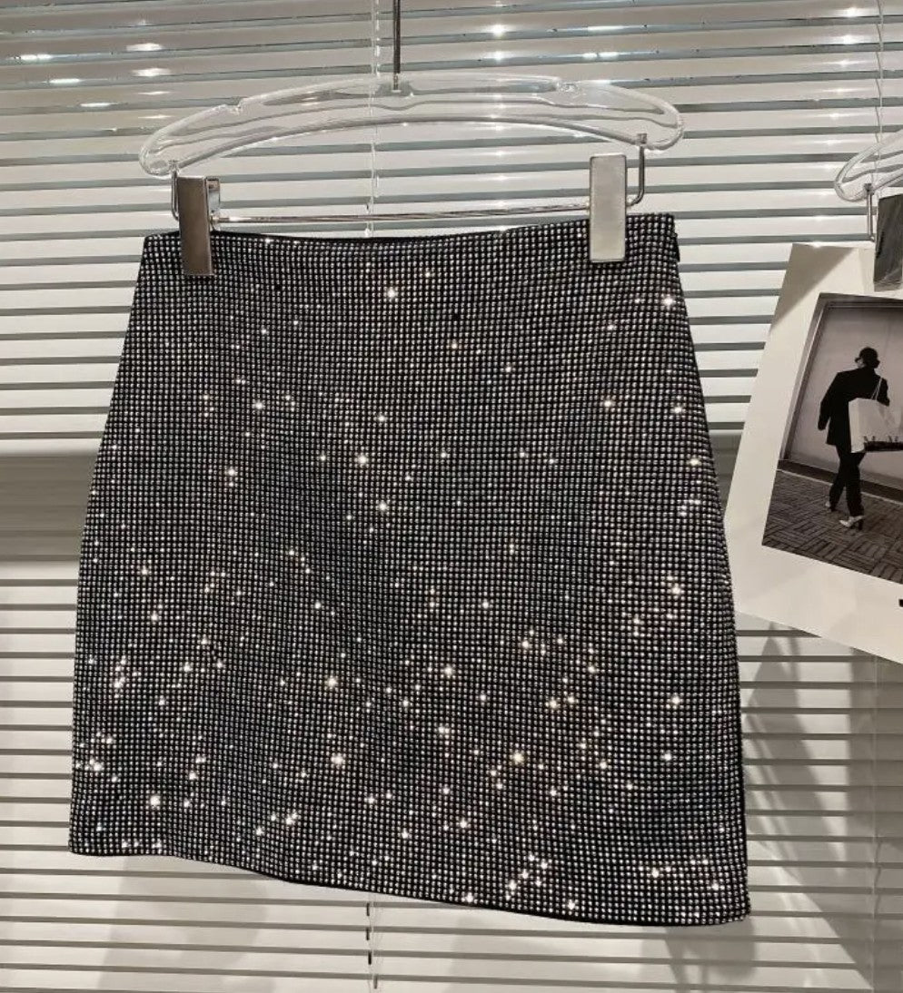 Minigonna strass Dertp