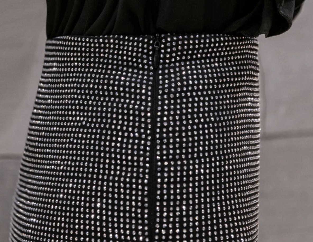 Minigonna strass Dertp