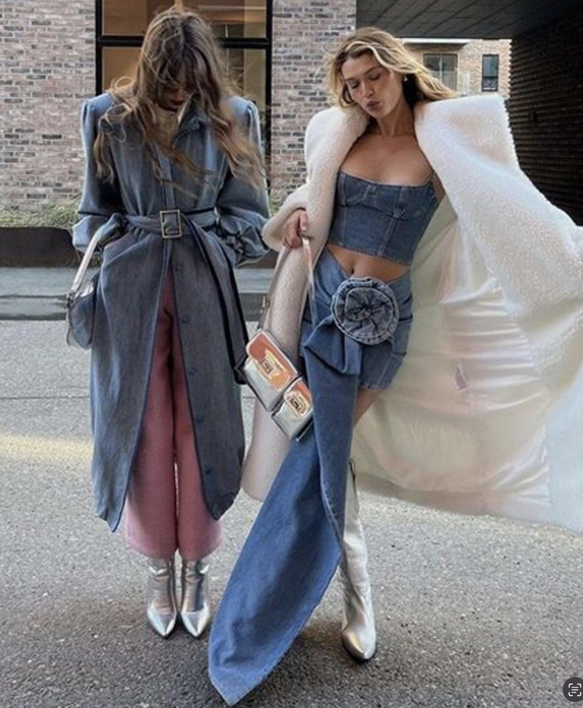 Minigonna maxifiocco drap