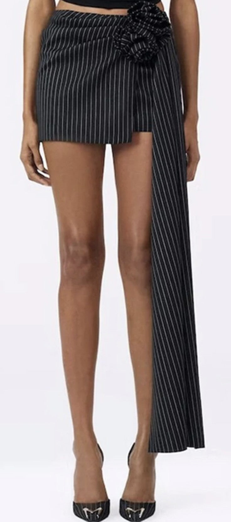 Minigonna maxifiocco drap