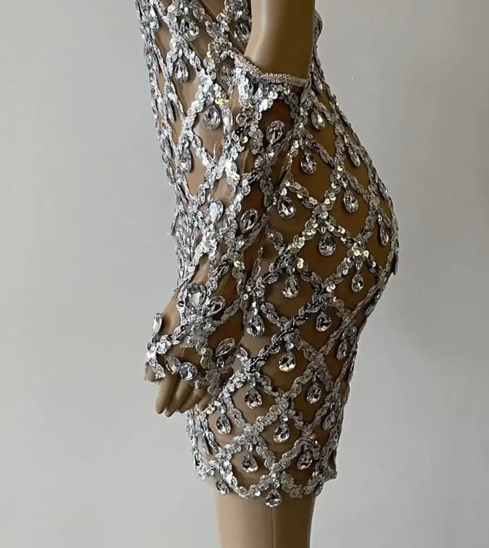 Guanti Nude diamond luxury