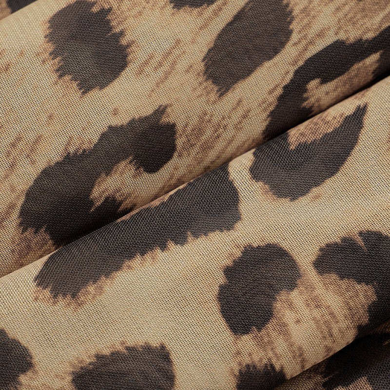 Tutina pagliaccetto leopardata Graka