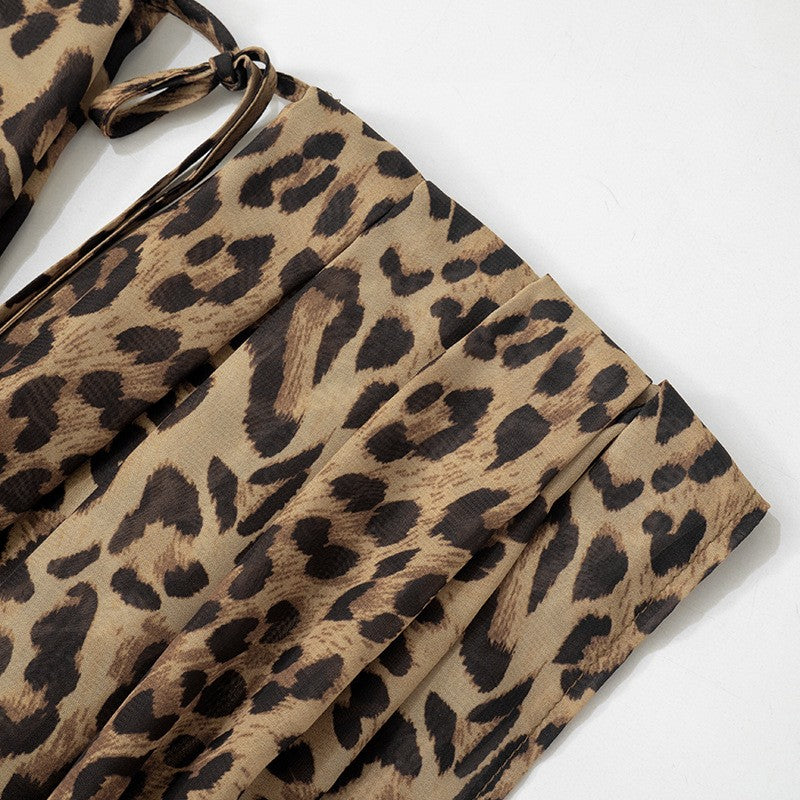 Tutina pagliaccetto leopardata Graka