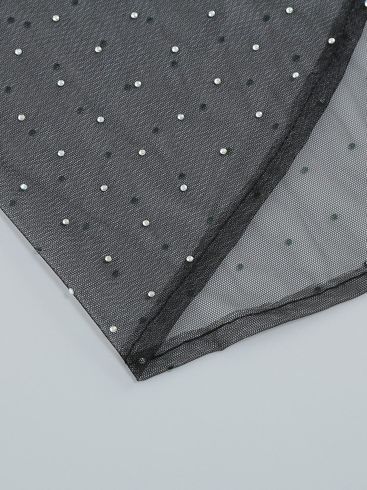 Double-layer minipois dress