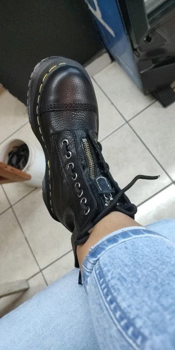 Scarponcino pelle platform