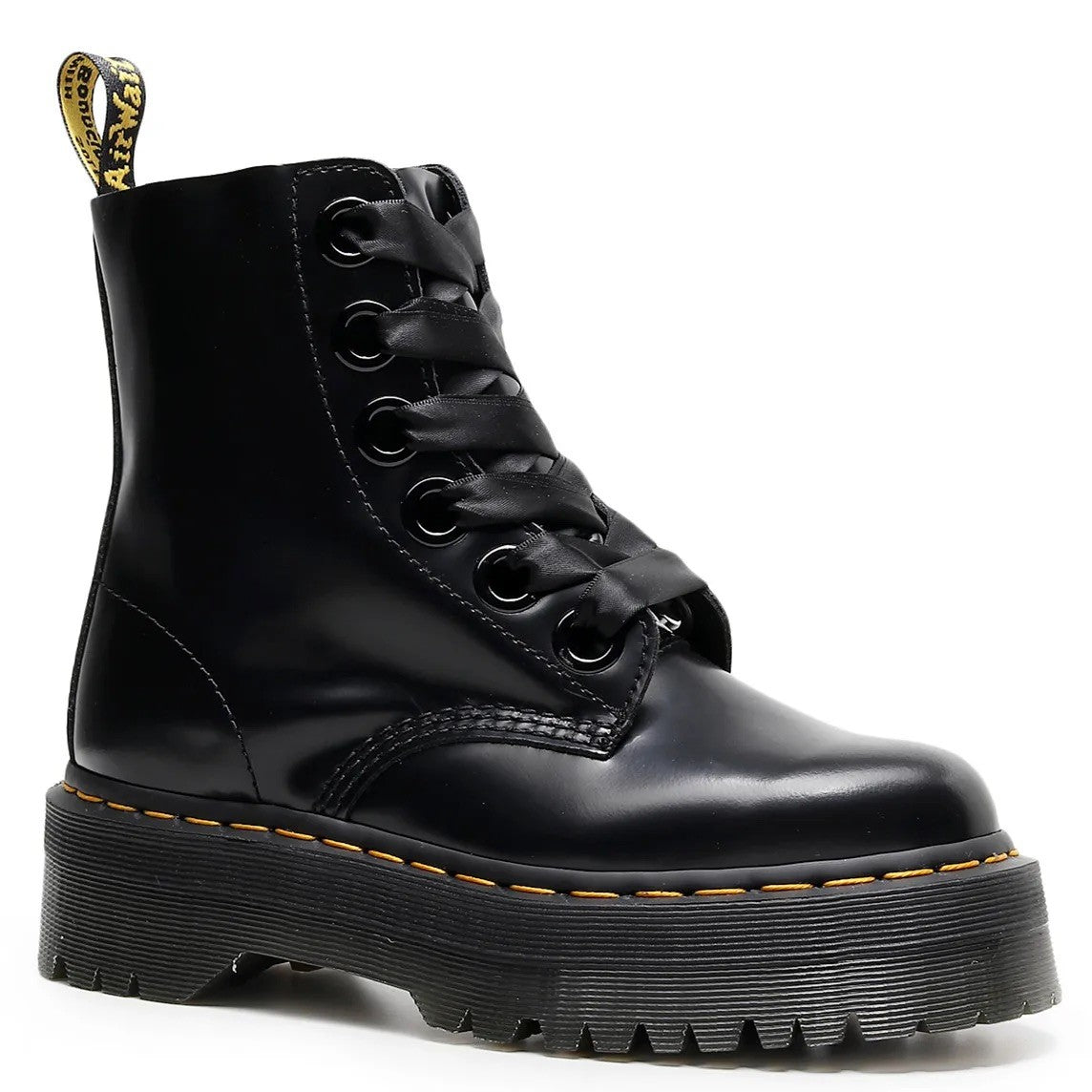 Scarponcino pelle platform