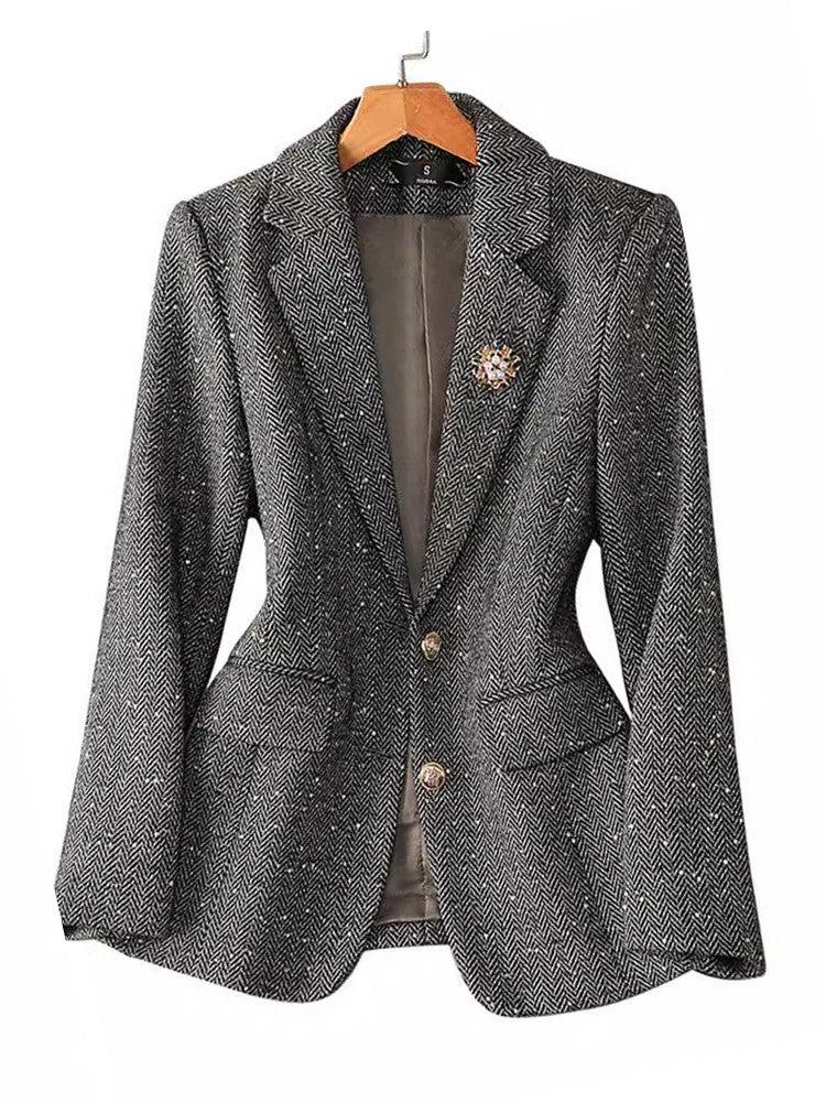 Blazer lurex-pailettes Karolj