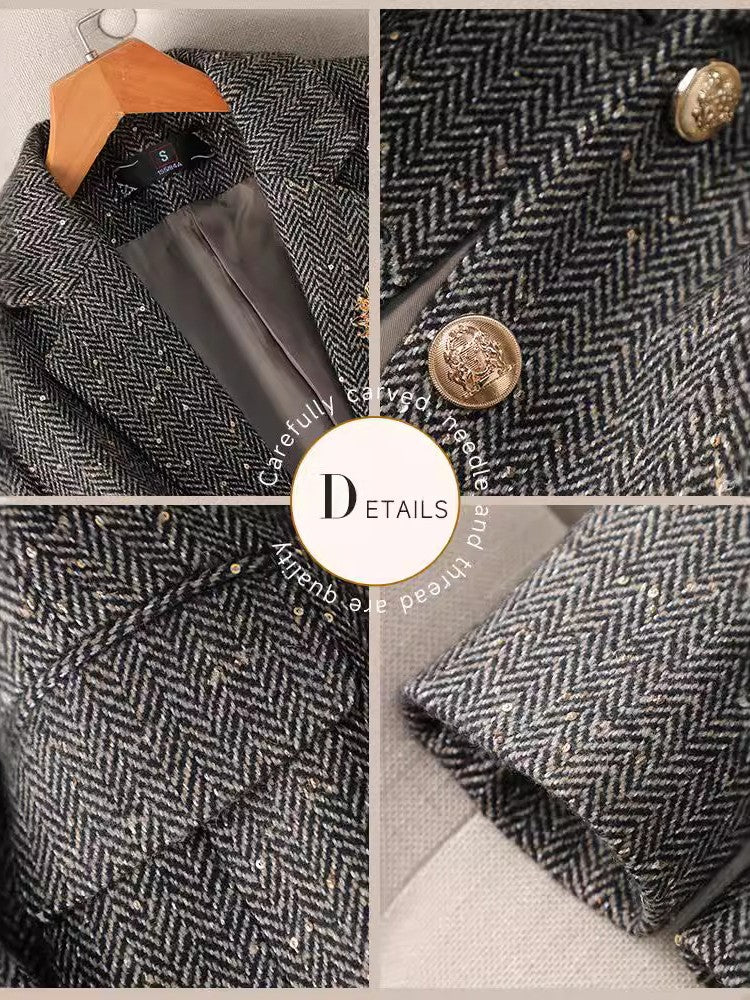 Blazer lurex-pailettes Karolj