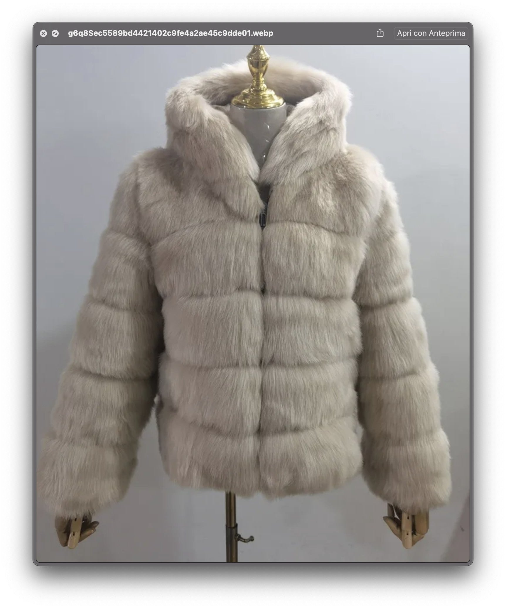 Pelliccia cappuccio Elodie