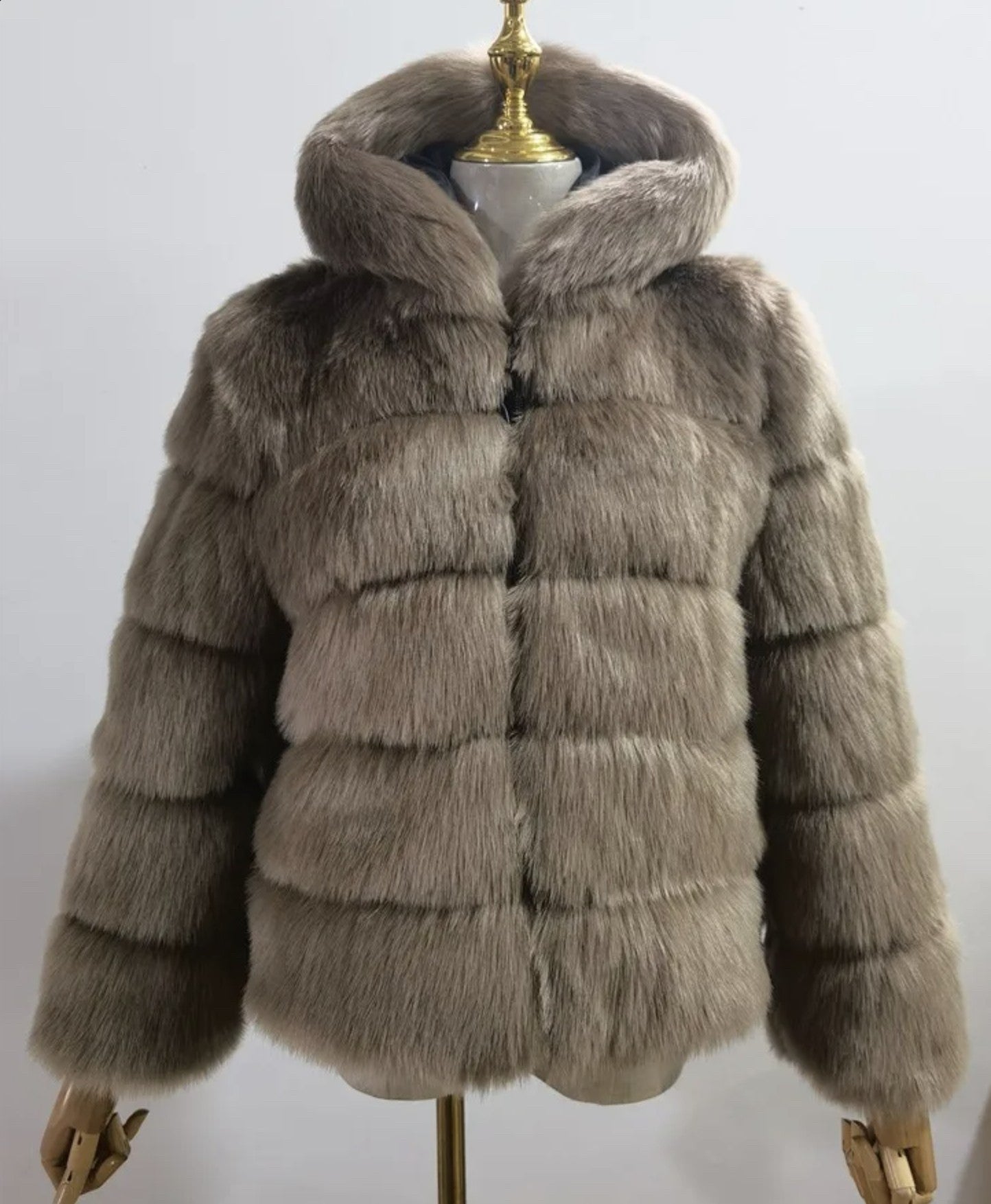 Pelliccia cappuccio Elodie