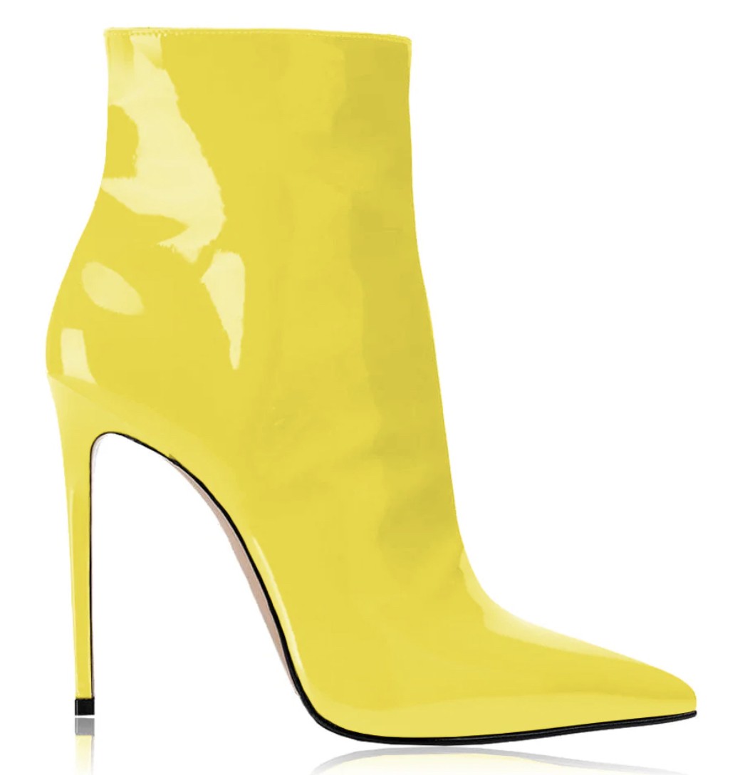 Tronchetto vernice Cherry Red