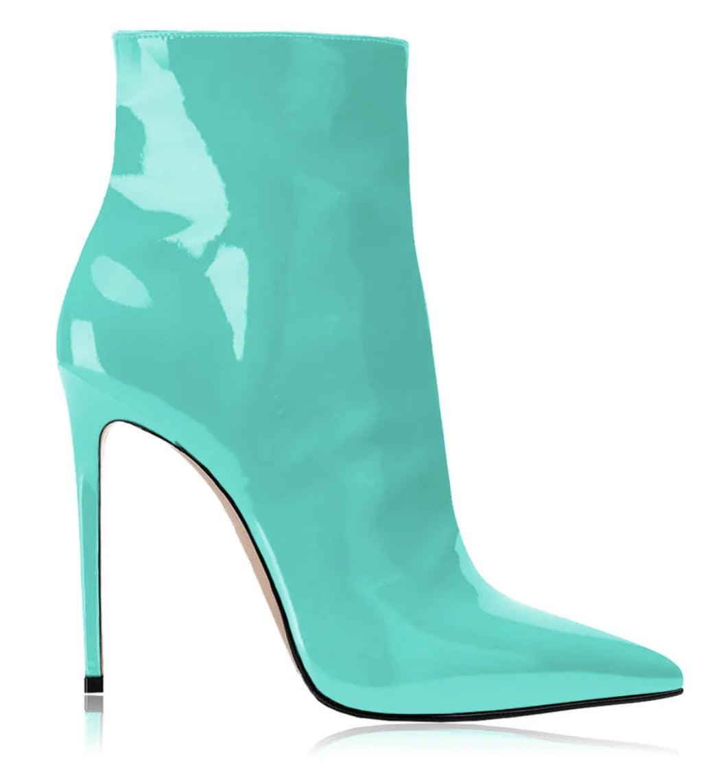 Tronchetto vernice Cherry Red