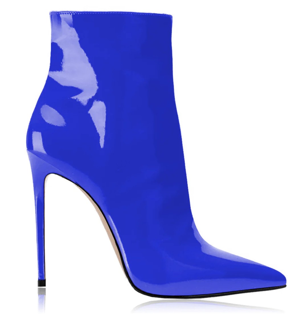 Tronchetto vernice Cherry Red