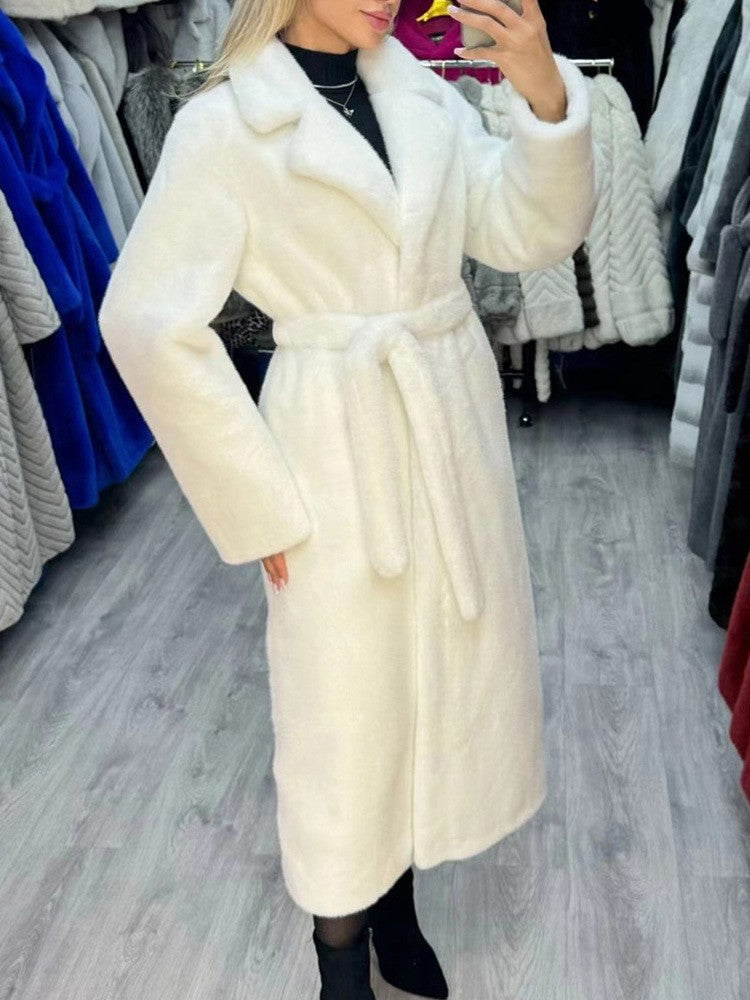 Cappotto peluches lungo