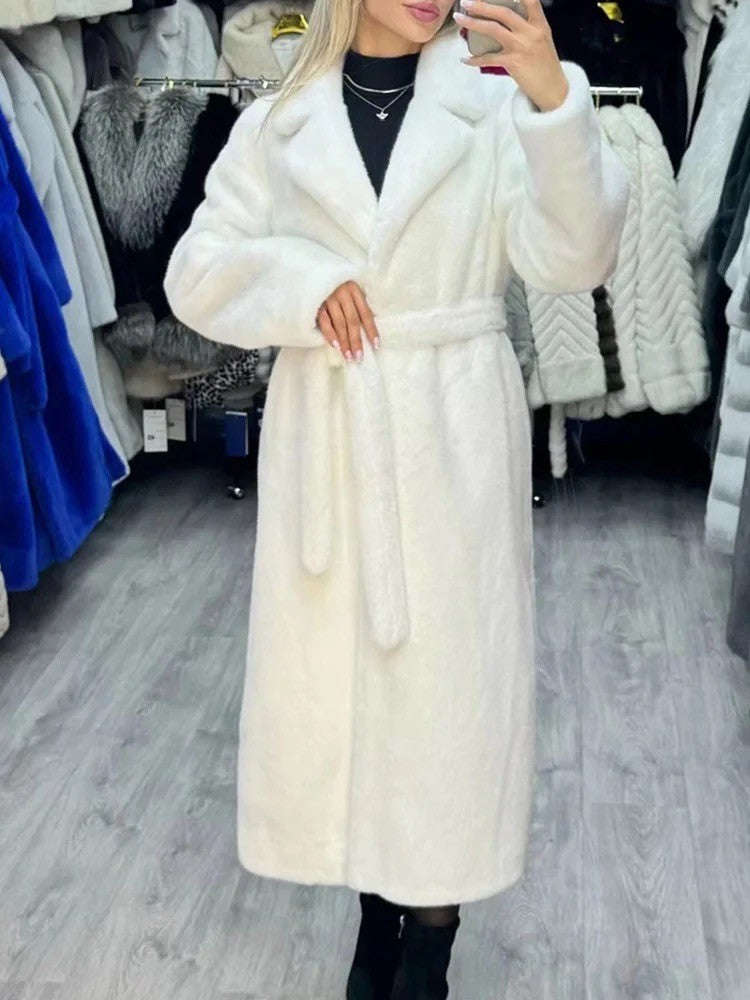 Cappotto peluches lungo