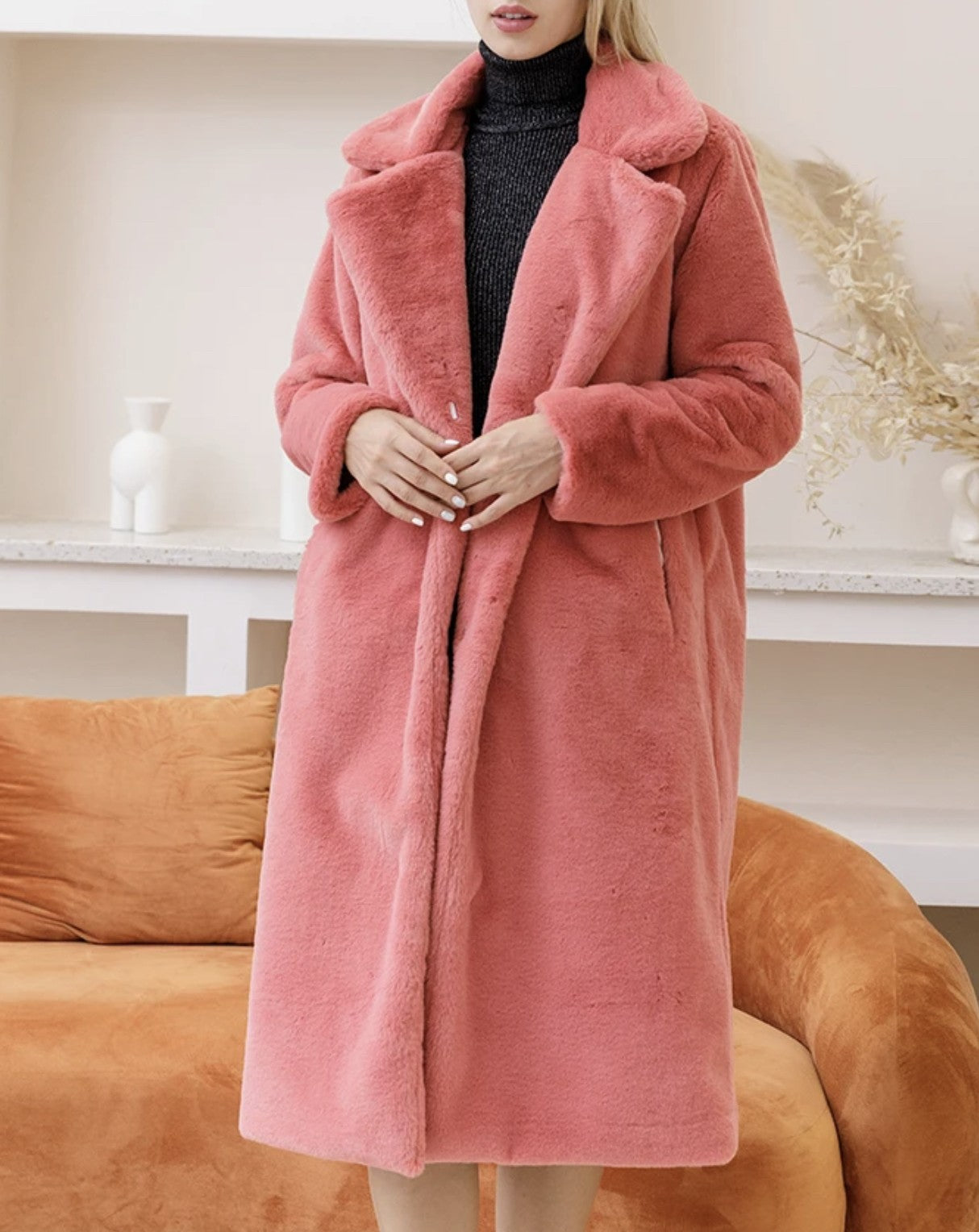 Cappotto peluches lungo