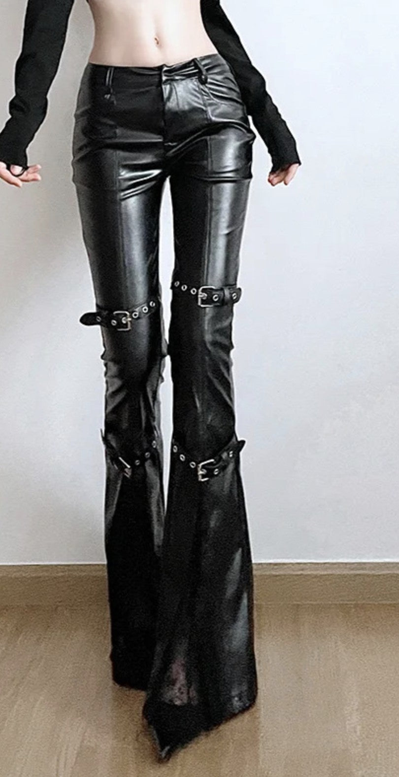 Pant ecopelle zampa Oajng