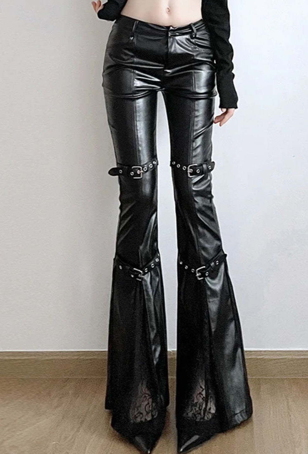 Pant ecopelle zampa Oajng