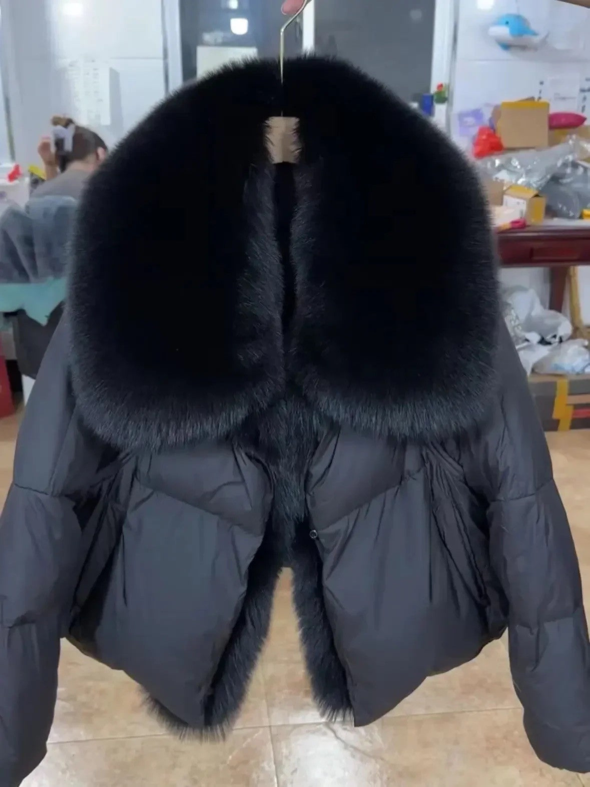 Piumino black feeling