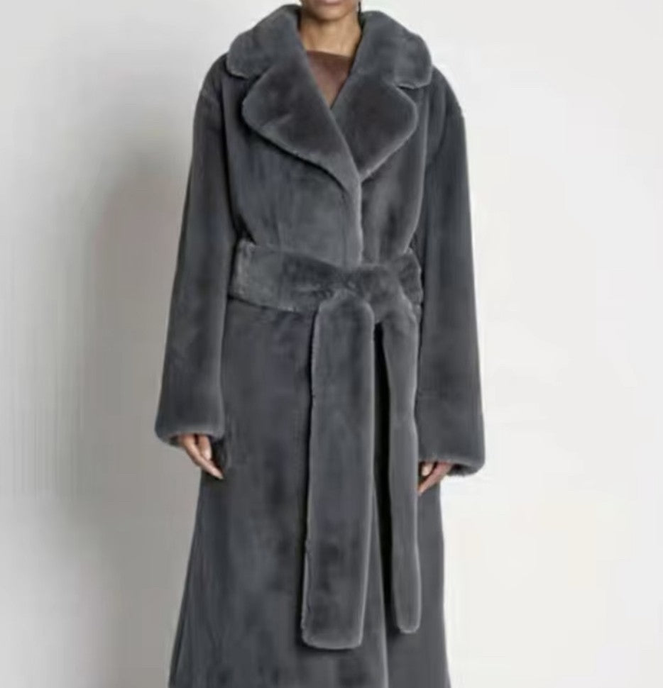 Cappotto peluches lungo