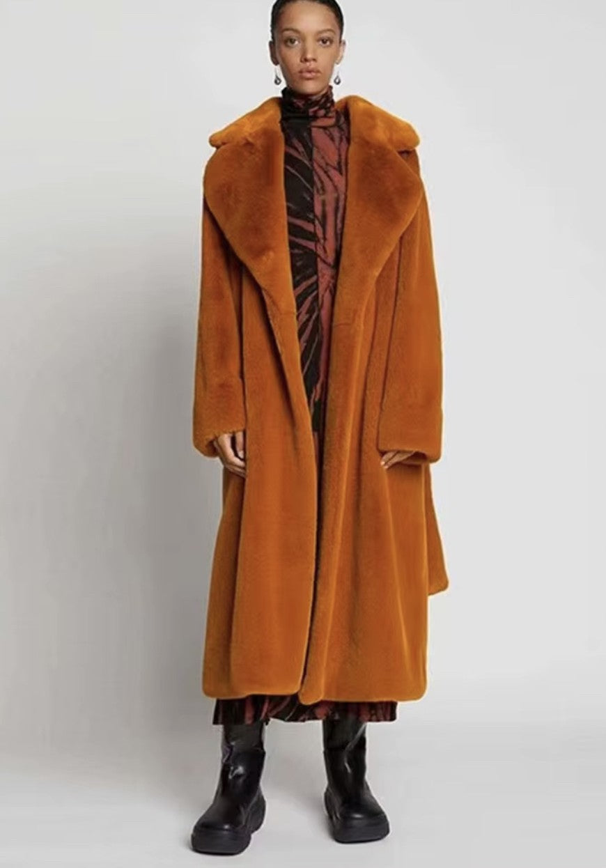 Cappotto peluches lungo