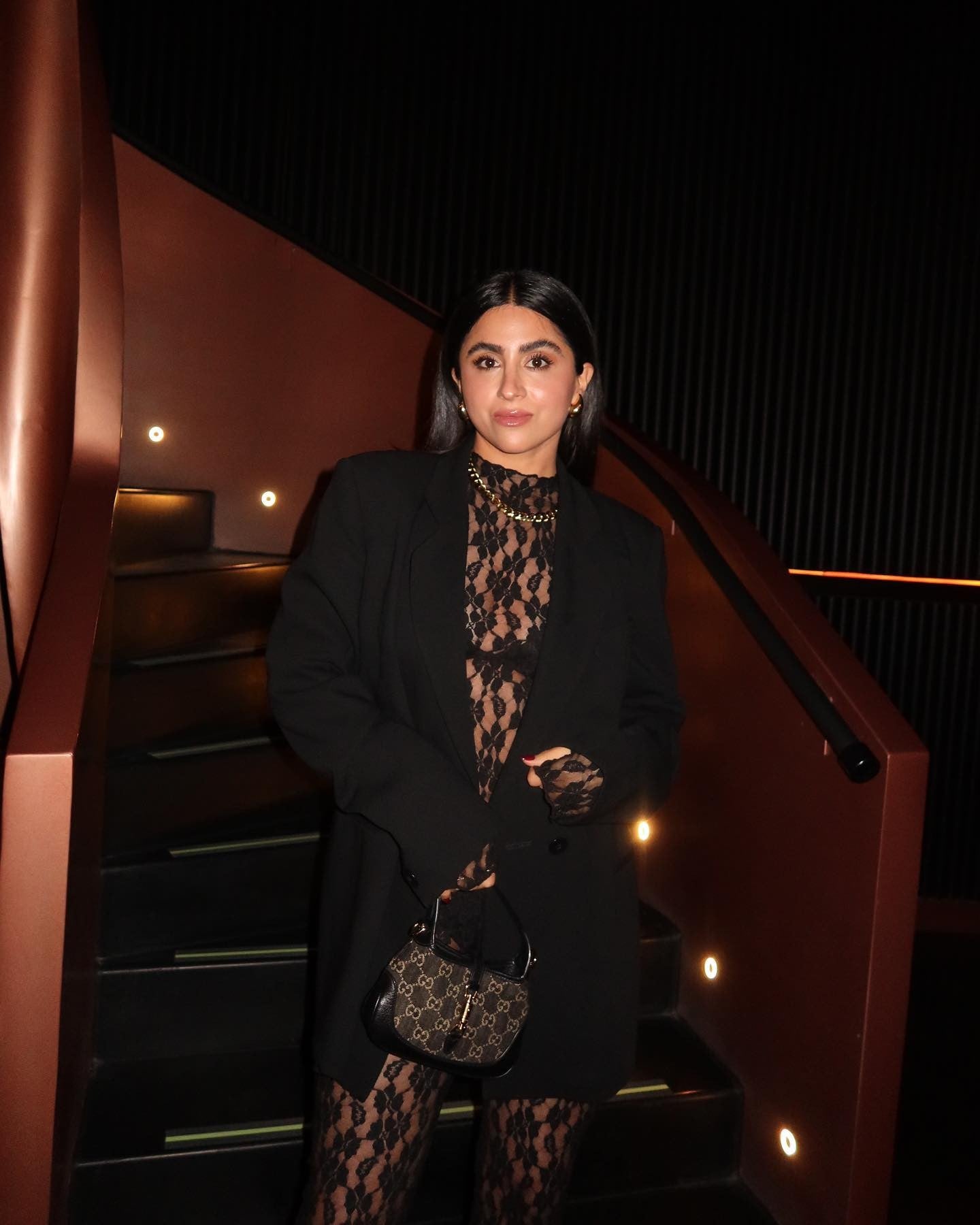 Completo pizzo body+pants Jabi