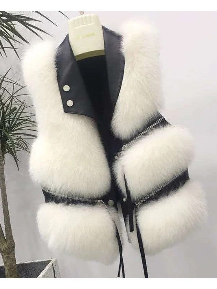 Gilet pelliccia rockzip