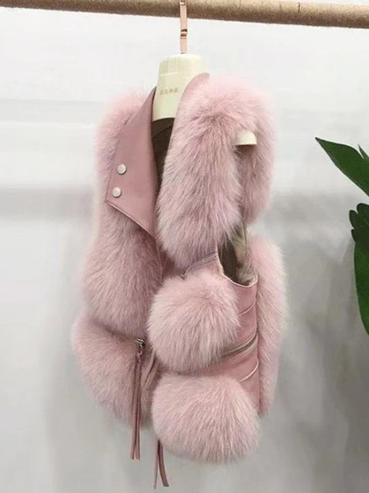 Gilet pelliccia rockzip