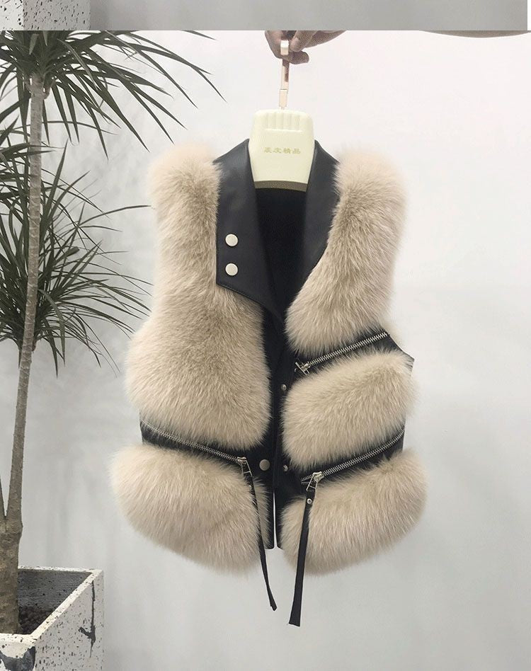 Gilet pelliccia rockzip