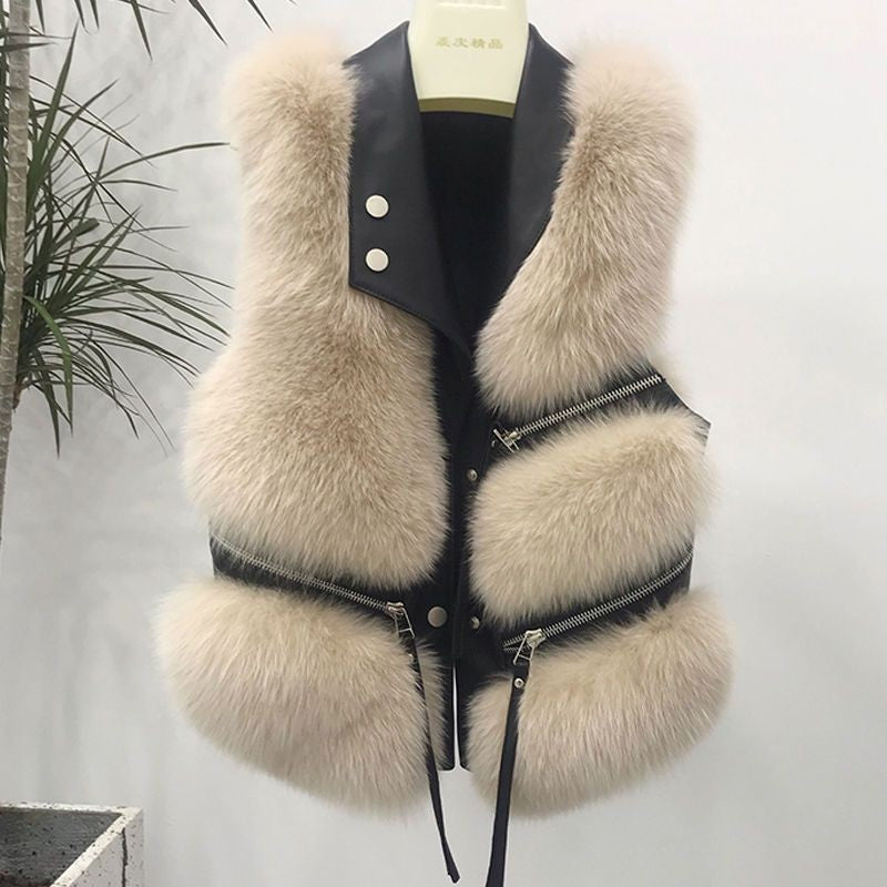 Gilet pelliccia rockzip