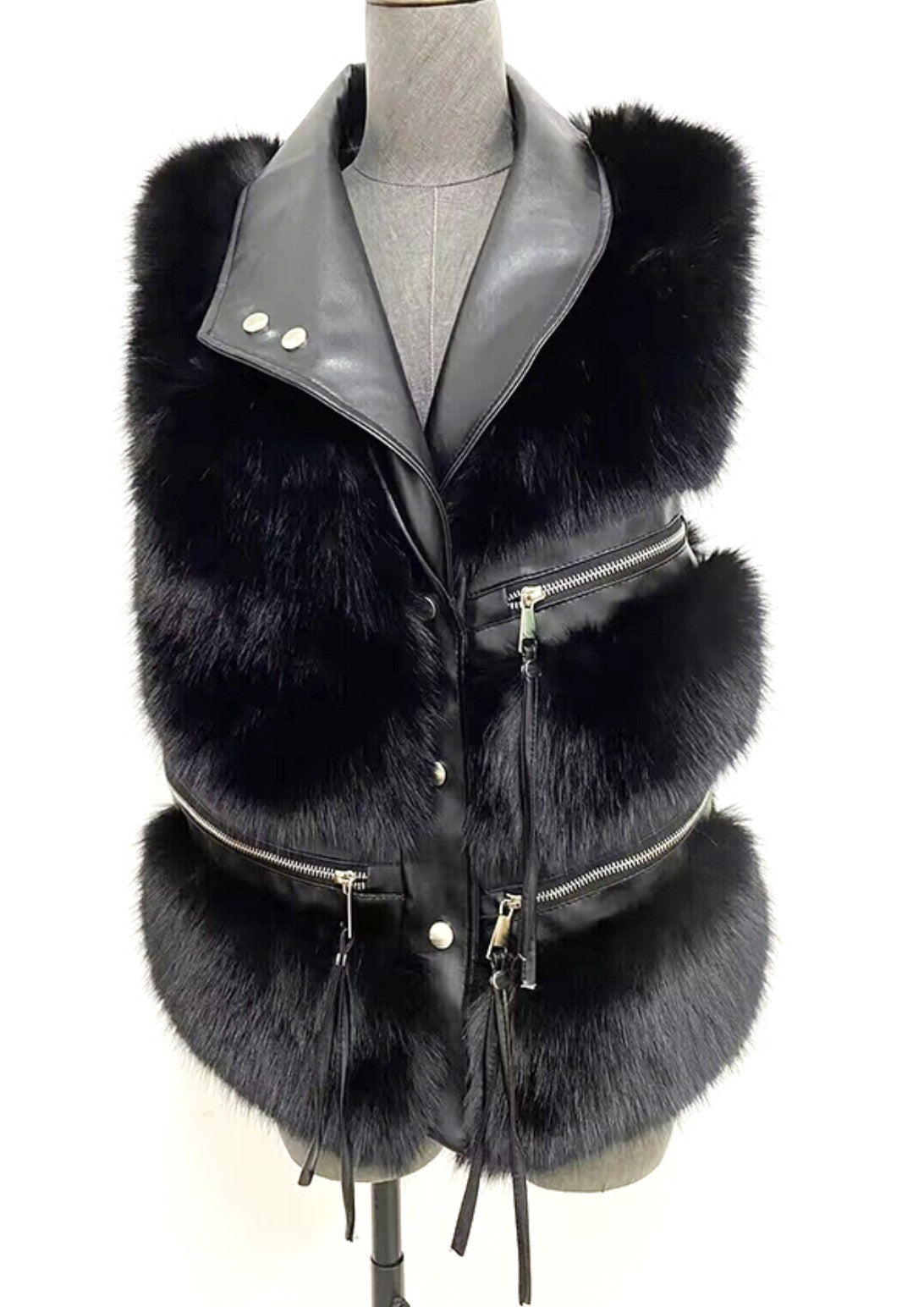 Gilet pelliccia rockzip