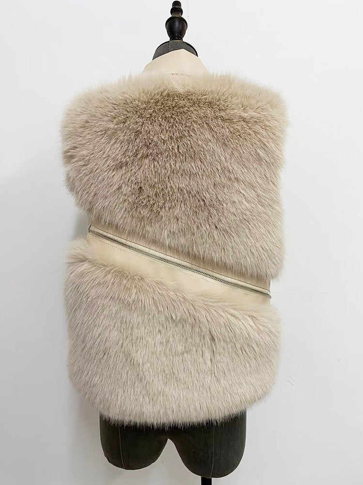 Gilet pelliccia rockzip